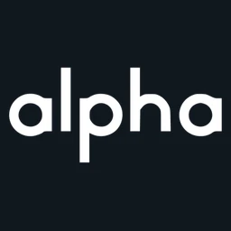 Logo de la station de radio Alpha FM 101.7 MHz (São