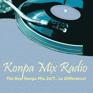Logo de la station de radio Konpa Mix Radio!