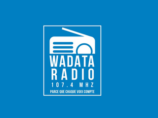 Logo de la station de radio Wadata Radio 107.4