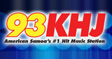 Logo of 93KHJ radio station