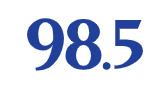Logo of 98,5 FM radio station