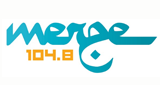 Logo of Merge 104.8 radio station