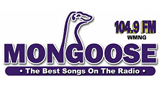 Logo of 104.9 The Mongoose radio station