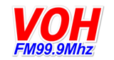 Logo of VOH 99.9 radio station