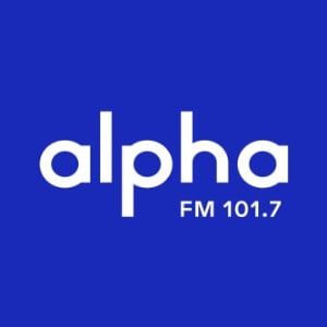 Logo of Alpha FM 101.7 MHz (São radio station