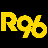 Logo da estação de rádio Ritmo 96.5 FM