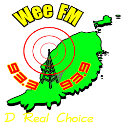 Logo da estação de rádio Wee FM 93.3/93.9 - Grenada